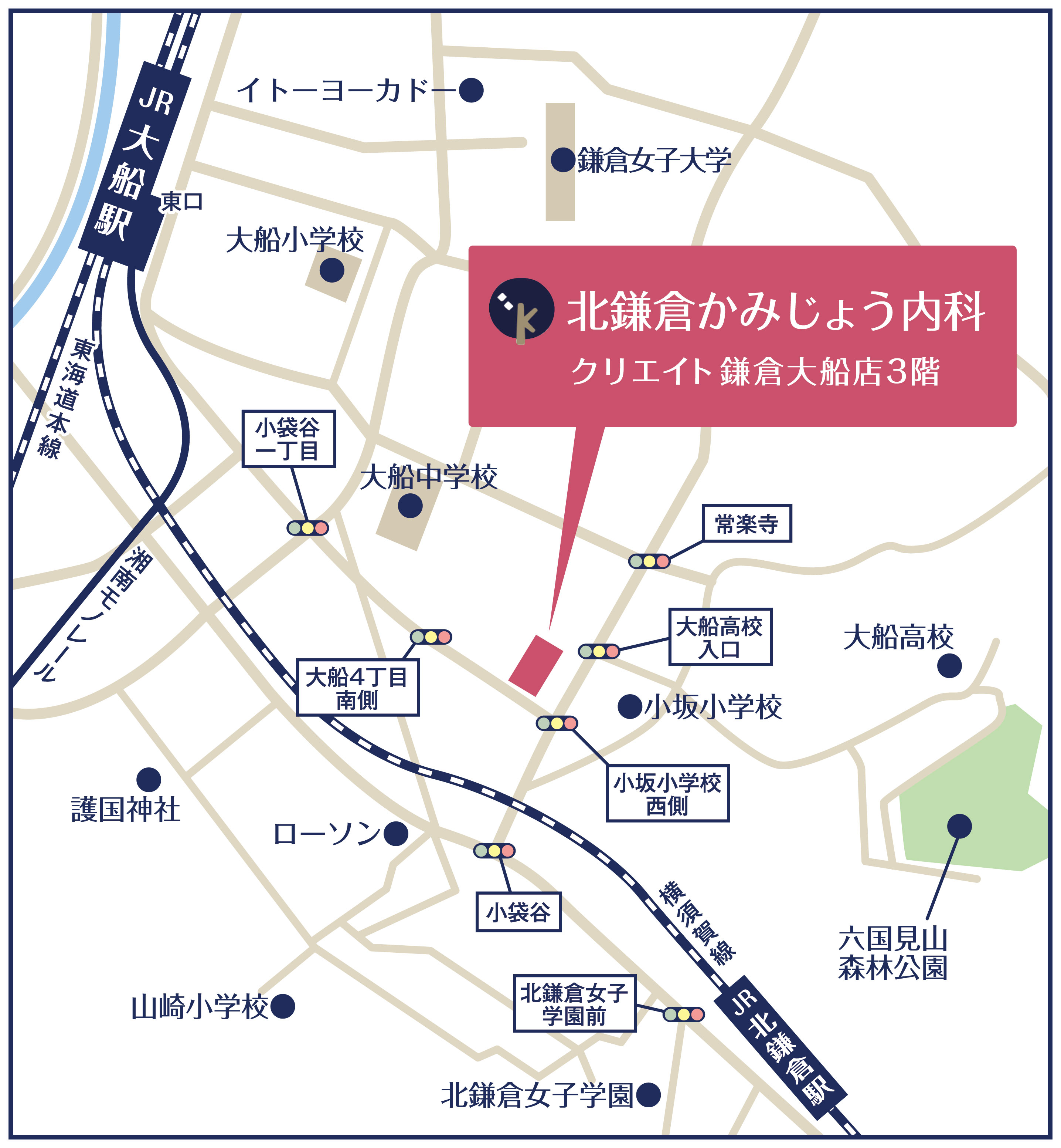 北鎌倉地図